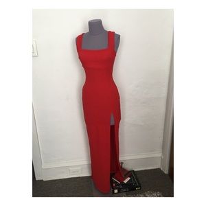 Red Nasty Gal Gown